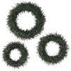 Wispy Green Feather Wreath