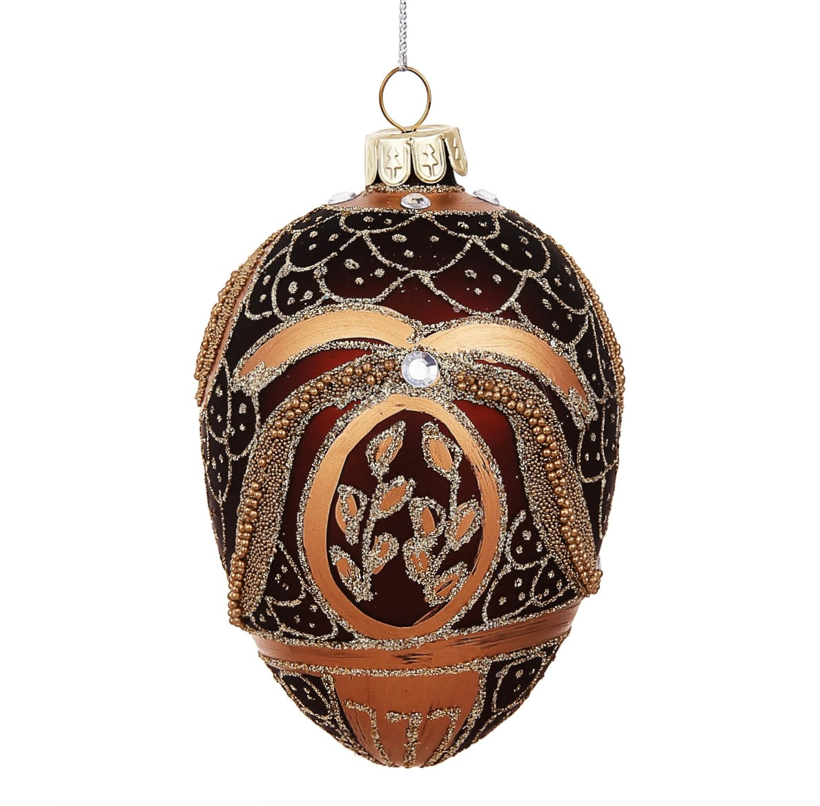 Royal Crest Egg 5" Ornament