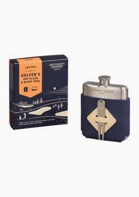 Gentlemen's Hardware Golfer's Hip Flask and Divot Tool Set