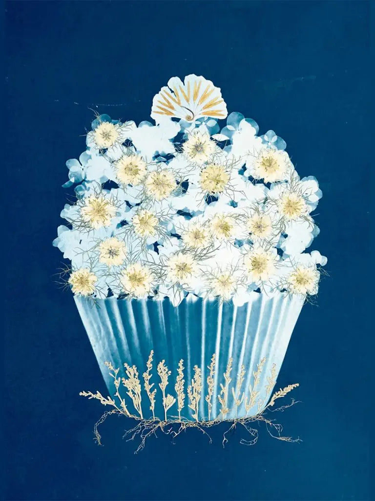 Amanda McCauley Original Blue Cupcake #5, 18x24