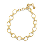 Capucine De Wulf Cleopatra Small Link Bracelet, 7+1.5" - Gold