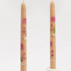 Hand-Painted Tapers - In Bloom, Set of Two