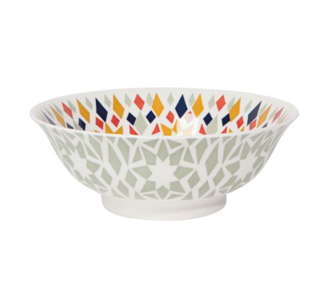 Danica Heirloom - Kaleidoscope Stamped Bowl 8 inch