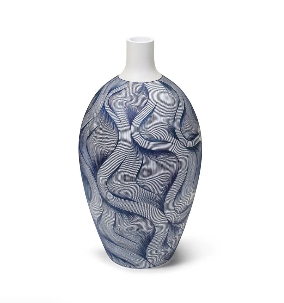 Ladorada Split Straw Marine Vase - Large