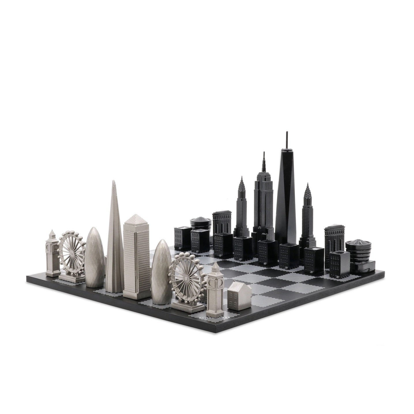 Skyline Stainless Steel Special Edition Chess Set