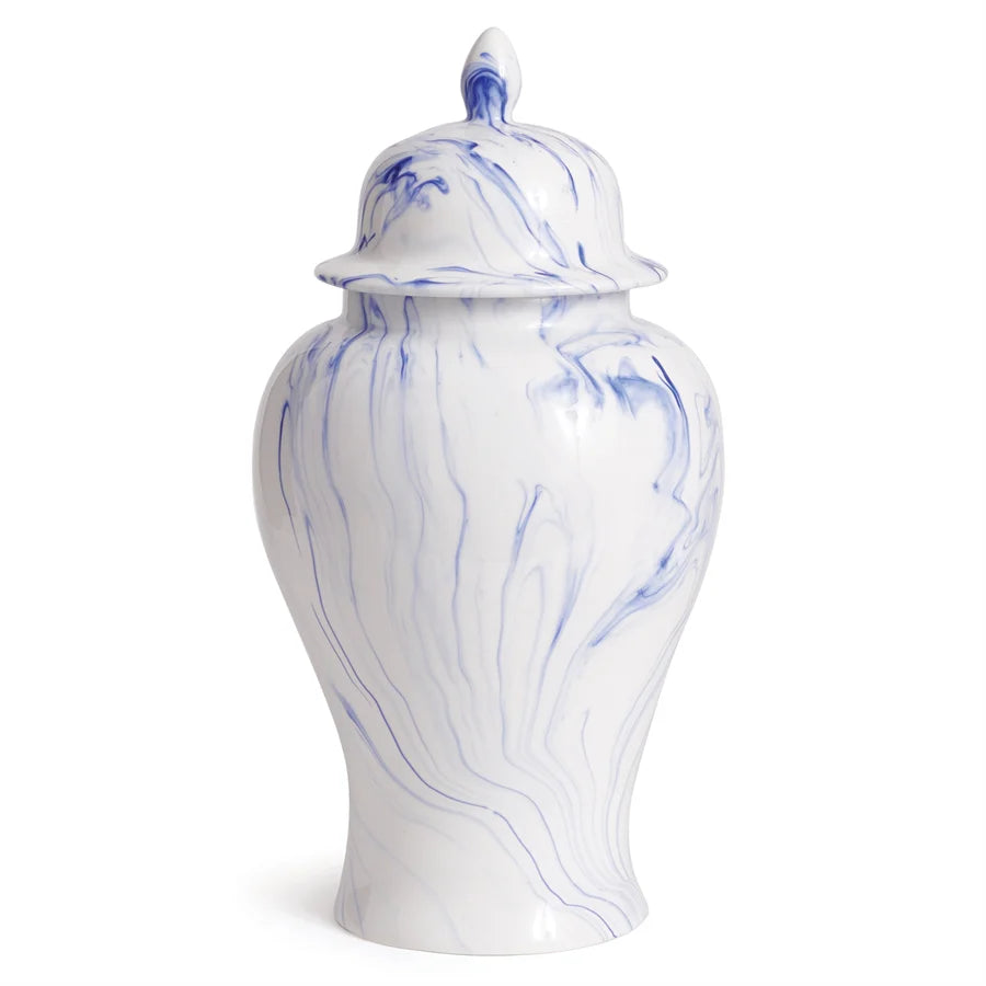 Barclay Butera Marbleized Ginger Jar small