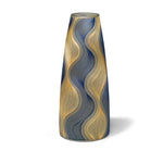 Ladorada Split Straw Midnight Blue 12" Vase