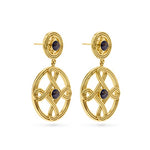 Capucine De Wulf Monique Double Drop Earrings - Blue Labradori