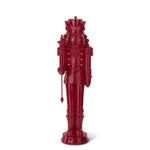 Red Resin LED Nutcracker Soldier 26.25"