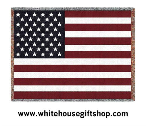 American Flag Blanket from White House Gift Shop