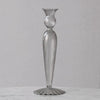 Glass Cambridge Vienna Small Candlestick Holder (Light Gray)