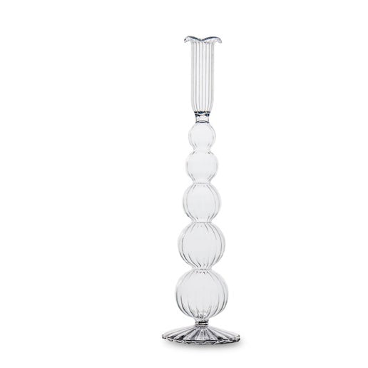 Glass Cambridge Olivia 12" Candlestick Holder (Clear)