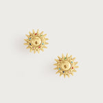 Anabel Aram Milos Soleil Stud Earrings Gold, Enamel