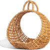 Montes Doggett Woven Water Hyacinth Carrier Basket