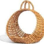 Montes Doggett Woven Water Hyacinth Carrier Basket