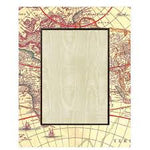 Caspari Gallery Collection World Map Frame