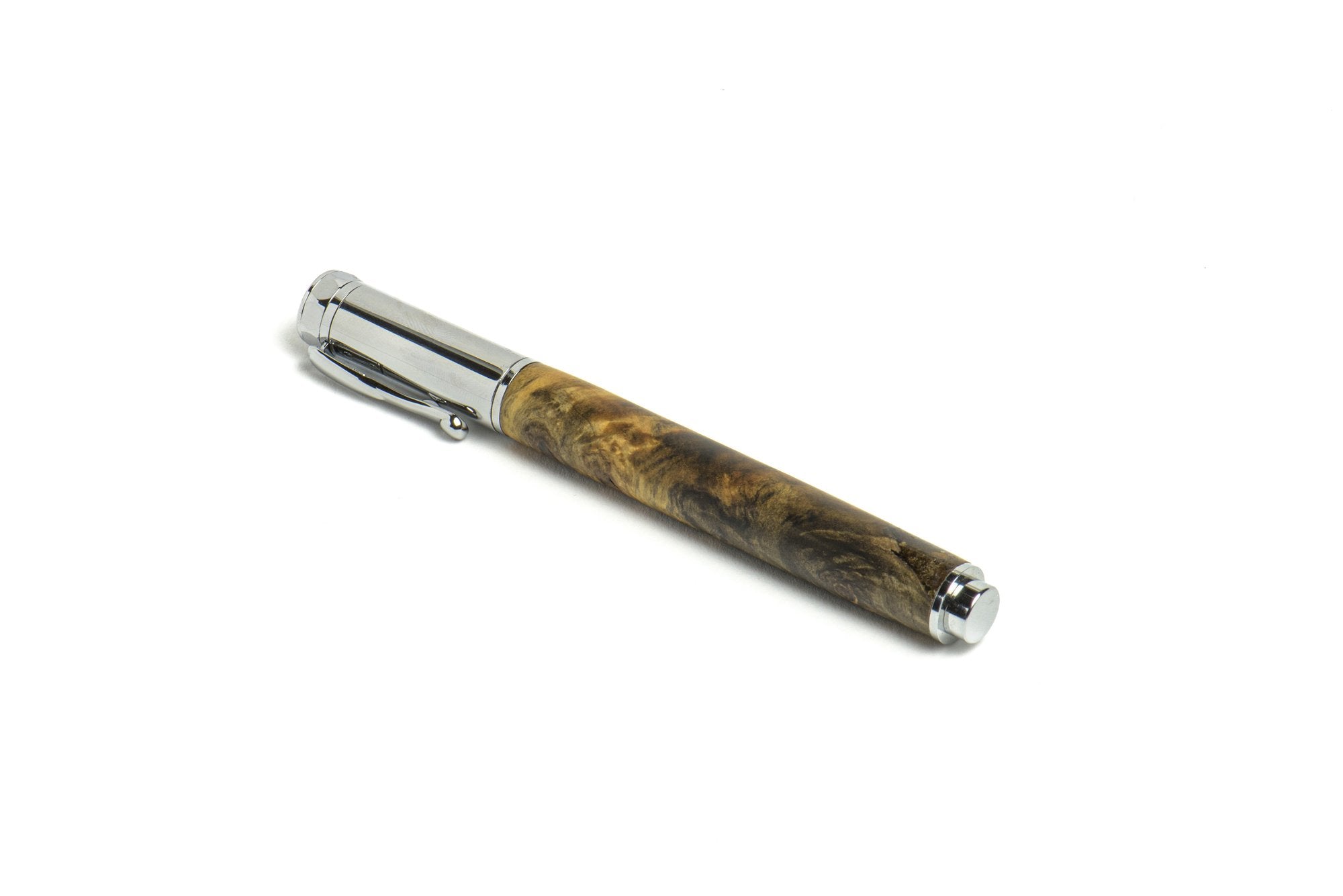 Roots and Jones California Buckeye Burl Rollerball Pen