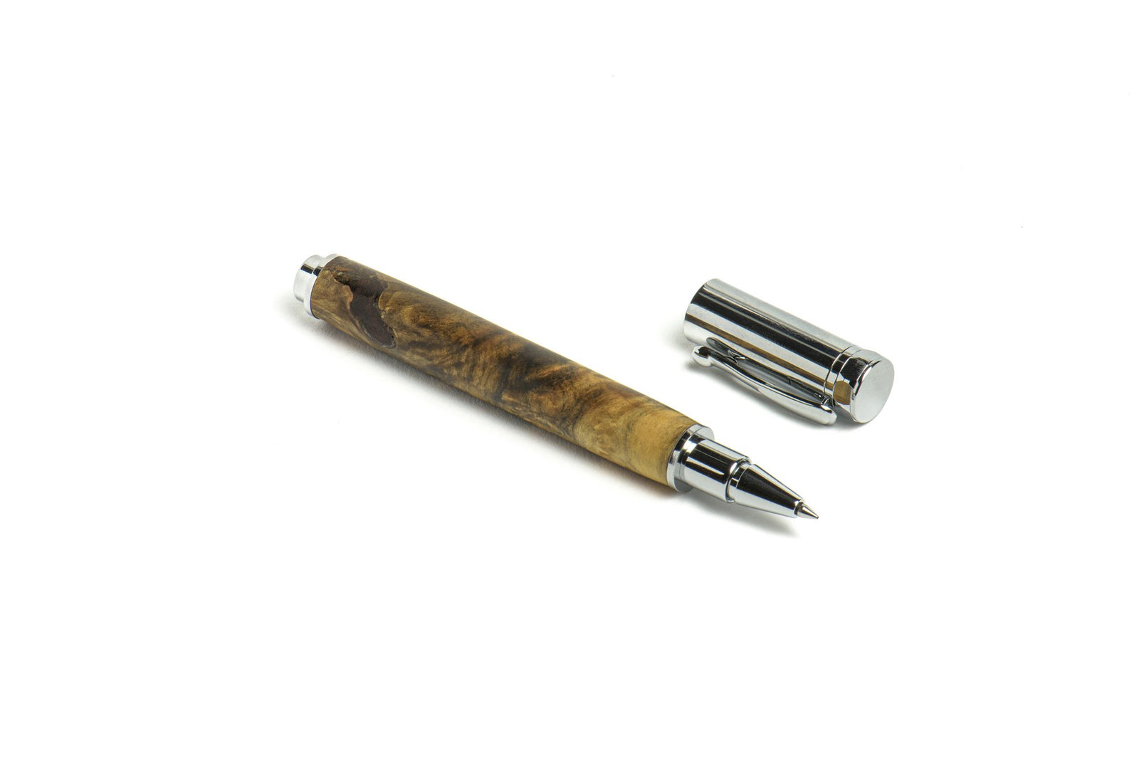 Roots and Jones California Buckeye Burl Rollerball Pen