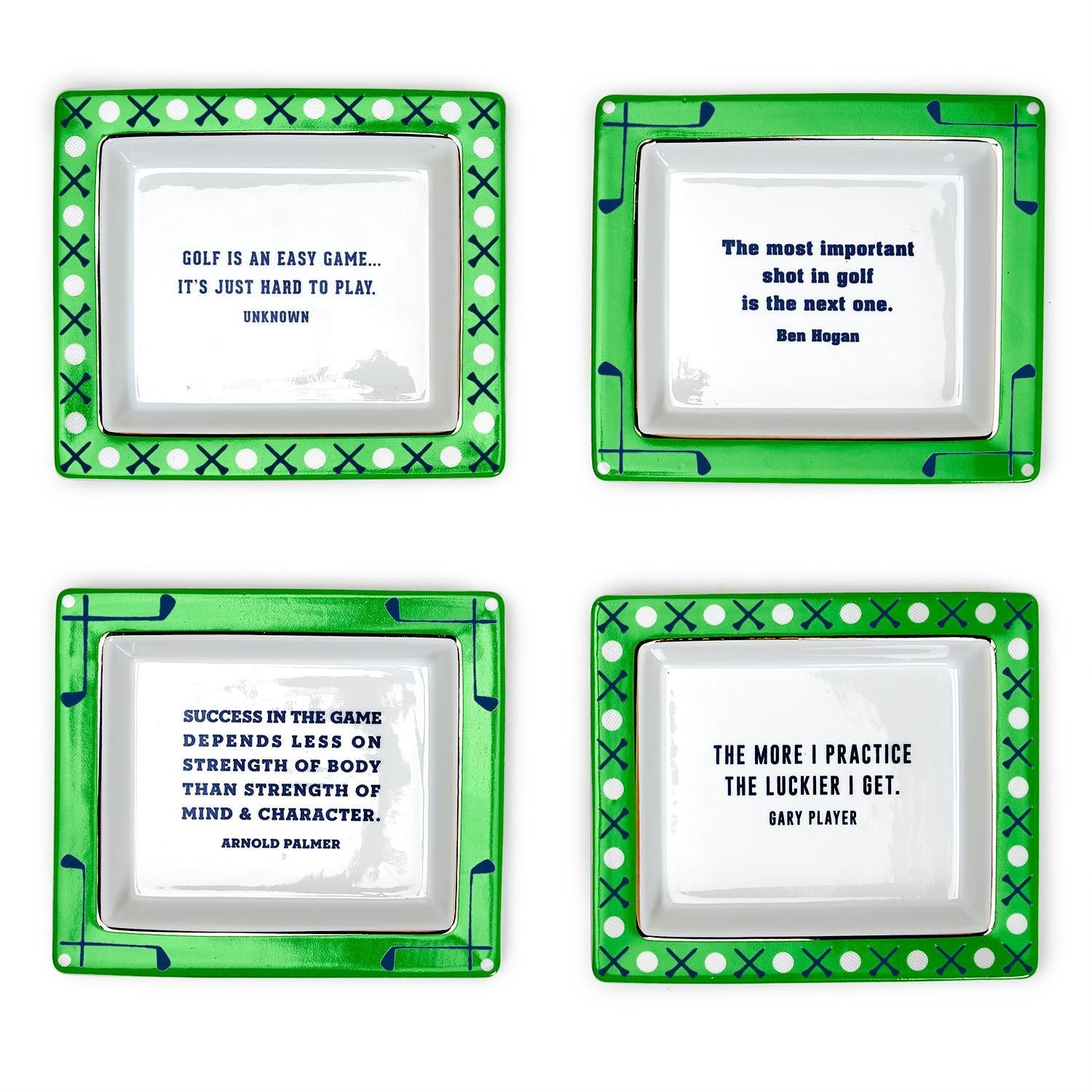 Wise Sayings Golf Tray Desk Tray In Gift Box Assorted 4 Styles