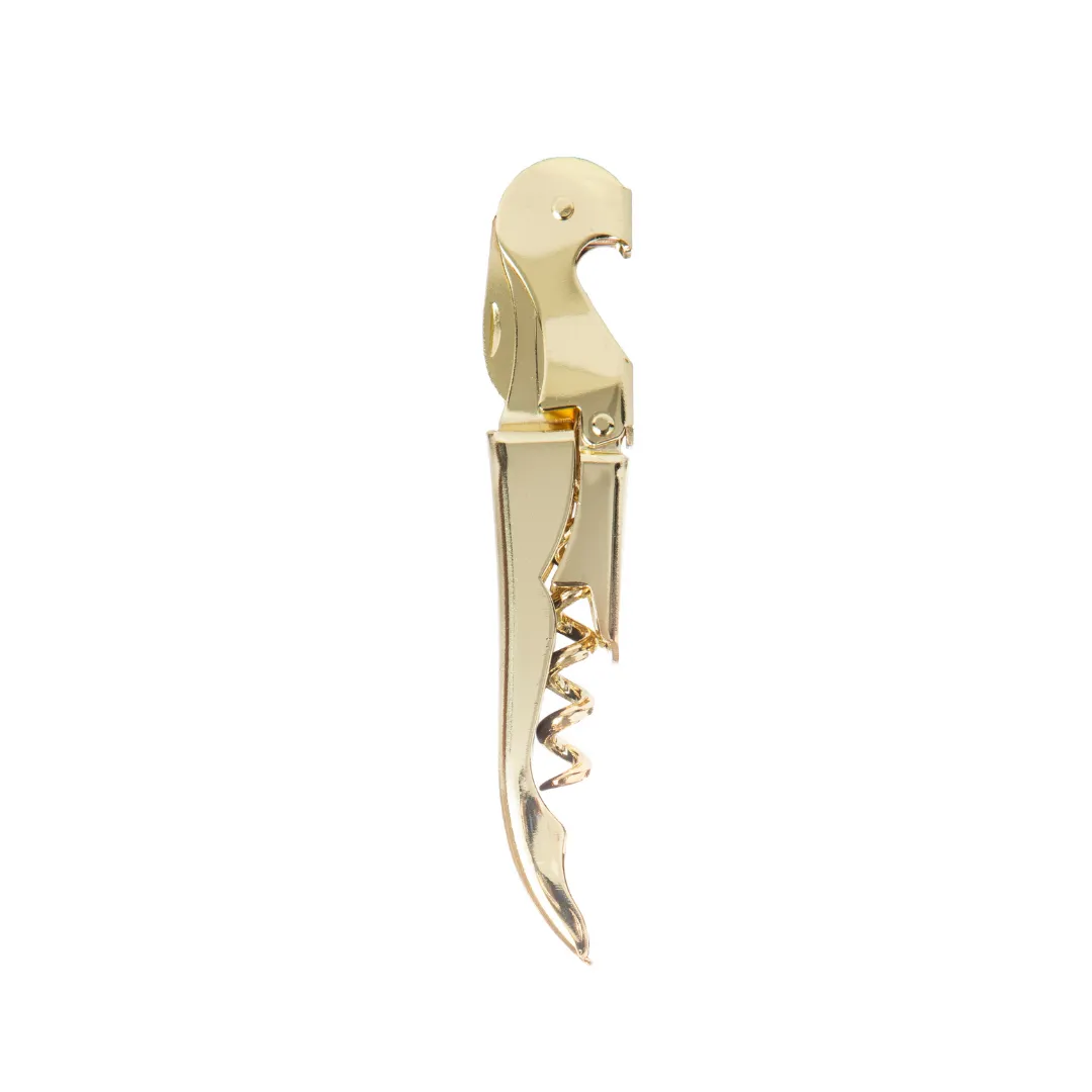 Jackie Crowe Gold Corkscrew Wine Opener