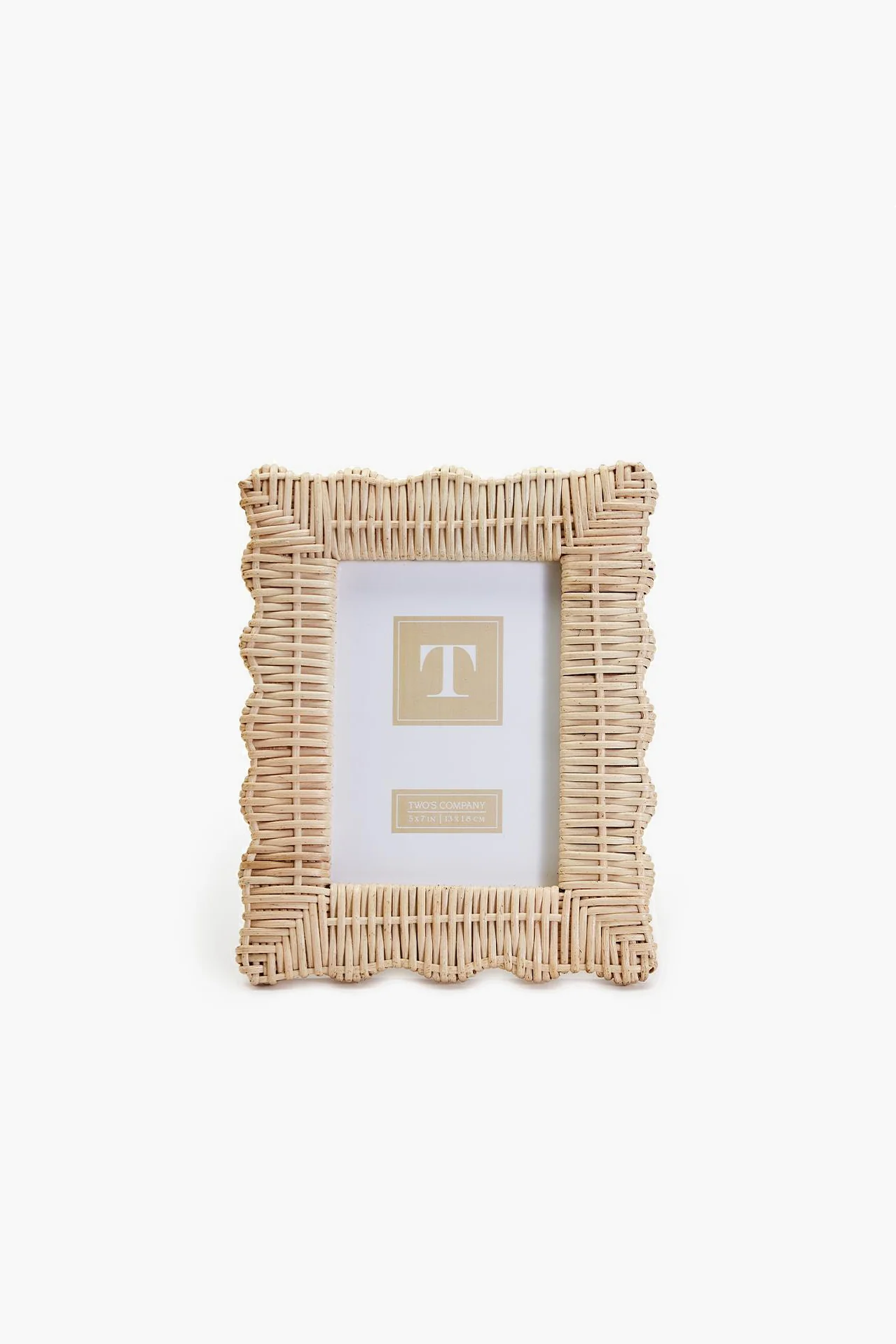 Natural Cane Wicker Weave Photo Frames