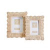 Natural Cane Wicker Weave Photo Frames