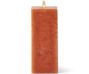 Luminara Flameless Orange Square Candle