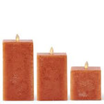 Luminara Flameless Orange Square Candle