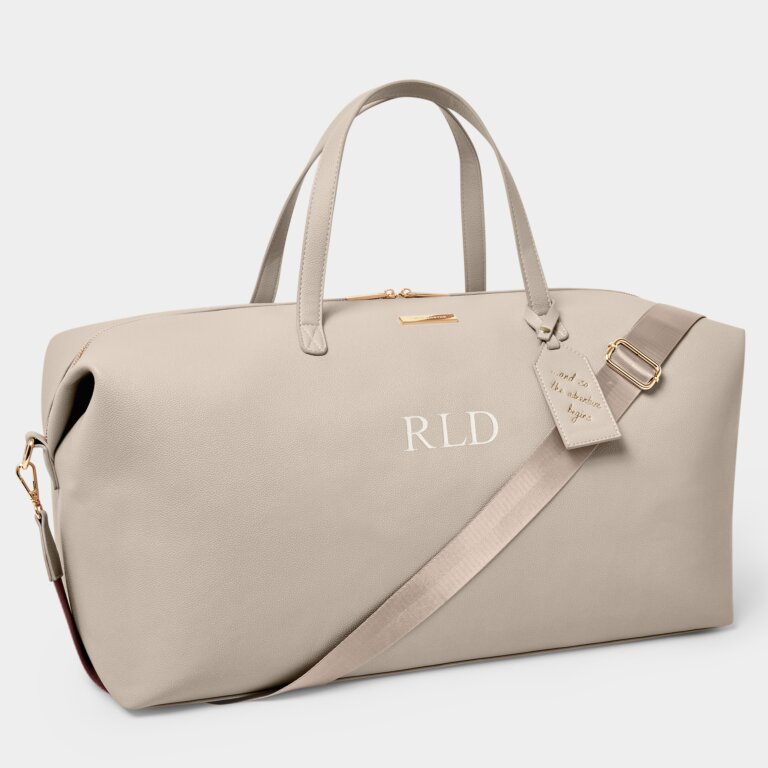 Weekend Holdall Bag | Taupe | 53X30X25Cm