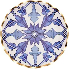 Paper Plates - Wavy Plate Morrocan nights (8 pack)