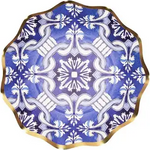 Paper Plates - Wavy Plate Morrocan nights (8 pack)