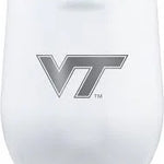 Corkcicle White Stemless Insulated Wine Glass - Virginia Tech