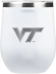 Corkcicle White Stemless Insulated Wine Glass - Virginia Tech