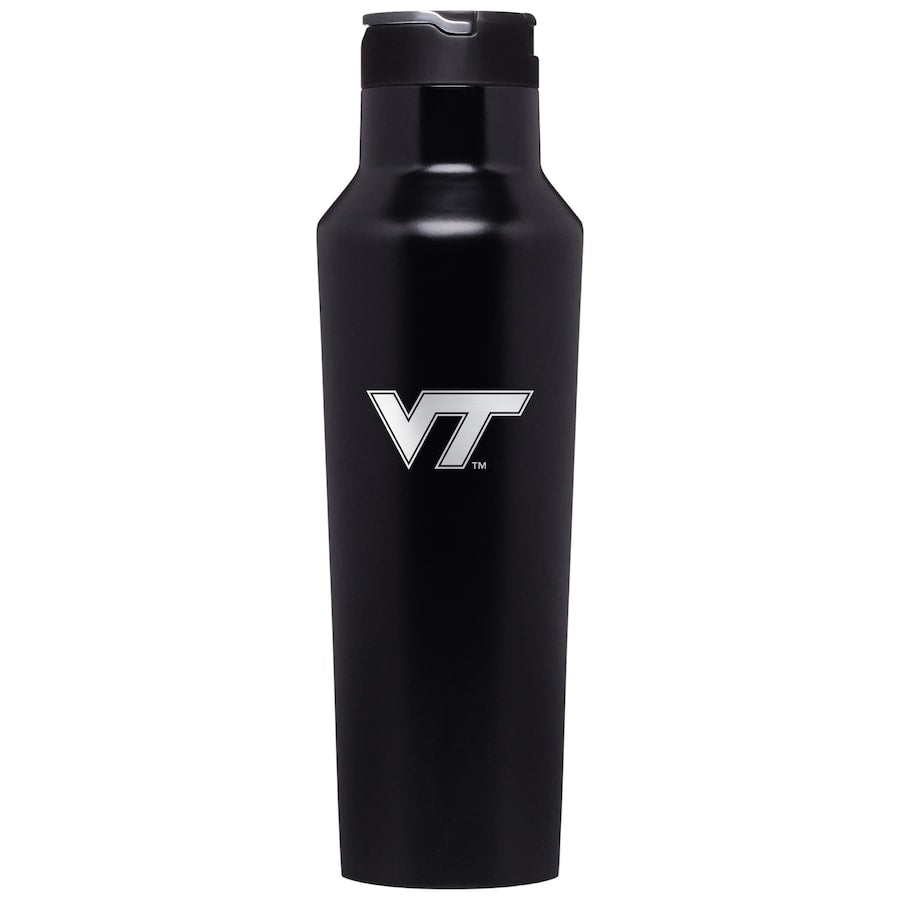 Corkcicle Black Canteen - Virginia Tech