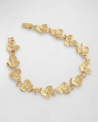 Anabel Aram Orchid Link Bracelet