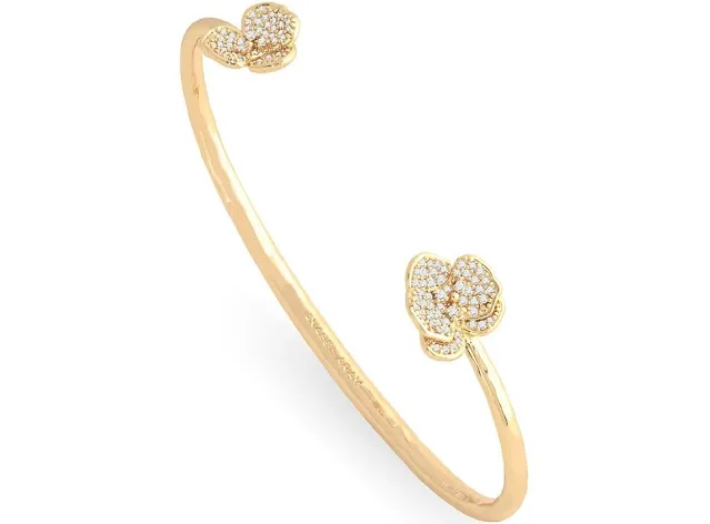 Anabel Aram Orchid White Pave Bangle