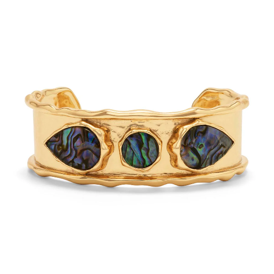 Capucine De Wulf Aurora Cuff Bracelet - Abalone