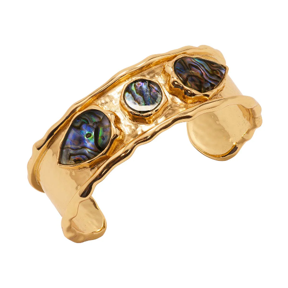 Capucine De Wulf Aurora Cuff Bracelet - Abalone