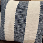Palecek Pillow Indoor/Outdoor - Cabana Stripe Navy