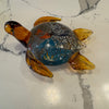 Glass Sea Turtle Figurine Paperweight