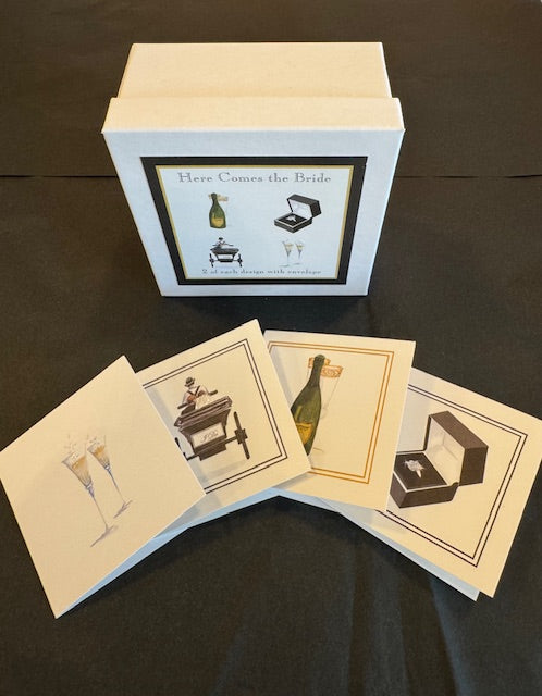 Stevie Streck Designs - Here Comes The Bride Enclosure Gift Cards