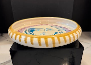 Studio Riviera Viso Frisbee Plate "La Bella Donna"