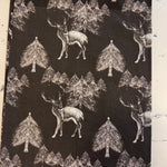 Deer and Trees Tea Towel