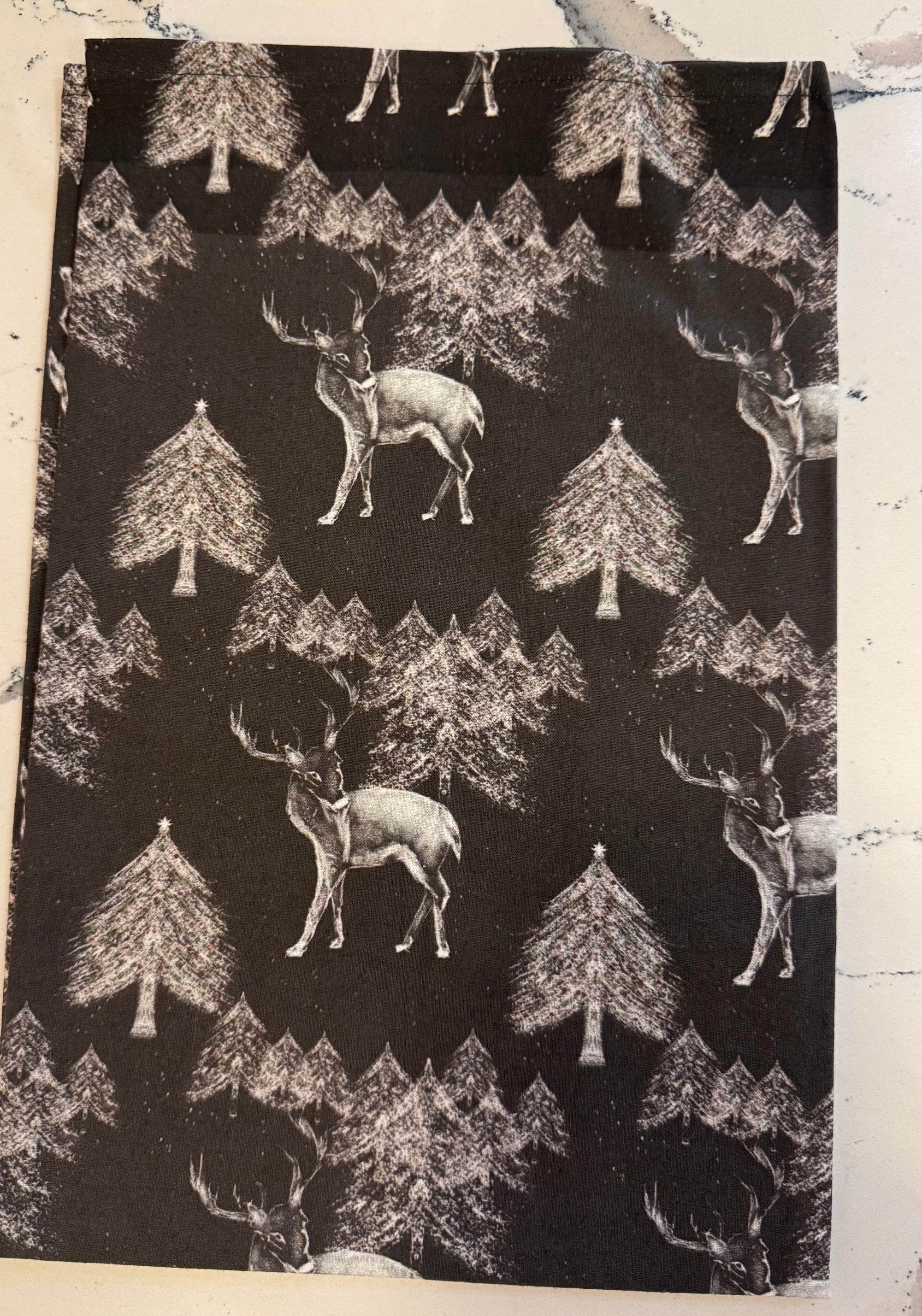 Deer and Trees Tea Towel