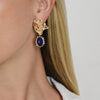 Anabel Aram Kelp With Lapis Drop Earrings
