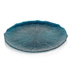 North Shore Azur Blue Glass Plate 11"