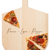 Peace, Love, Pizza Maple Pizza Peel