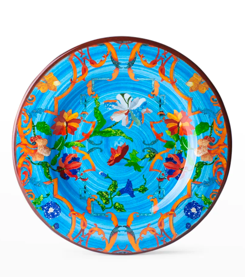 Mario Luca Giusti Pancale Turquoise Dinner Plate 10.63 Inch