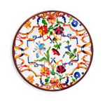 Mario Luca Giusti Pancale White Medium Dinner Plate 10.63 Inch