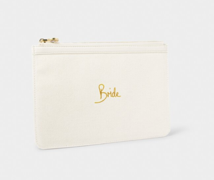 Bridal Canvas Embroidered Pouch (Bride)